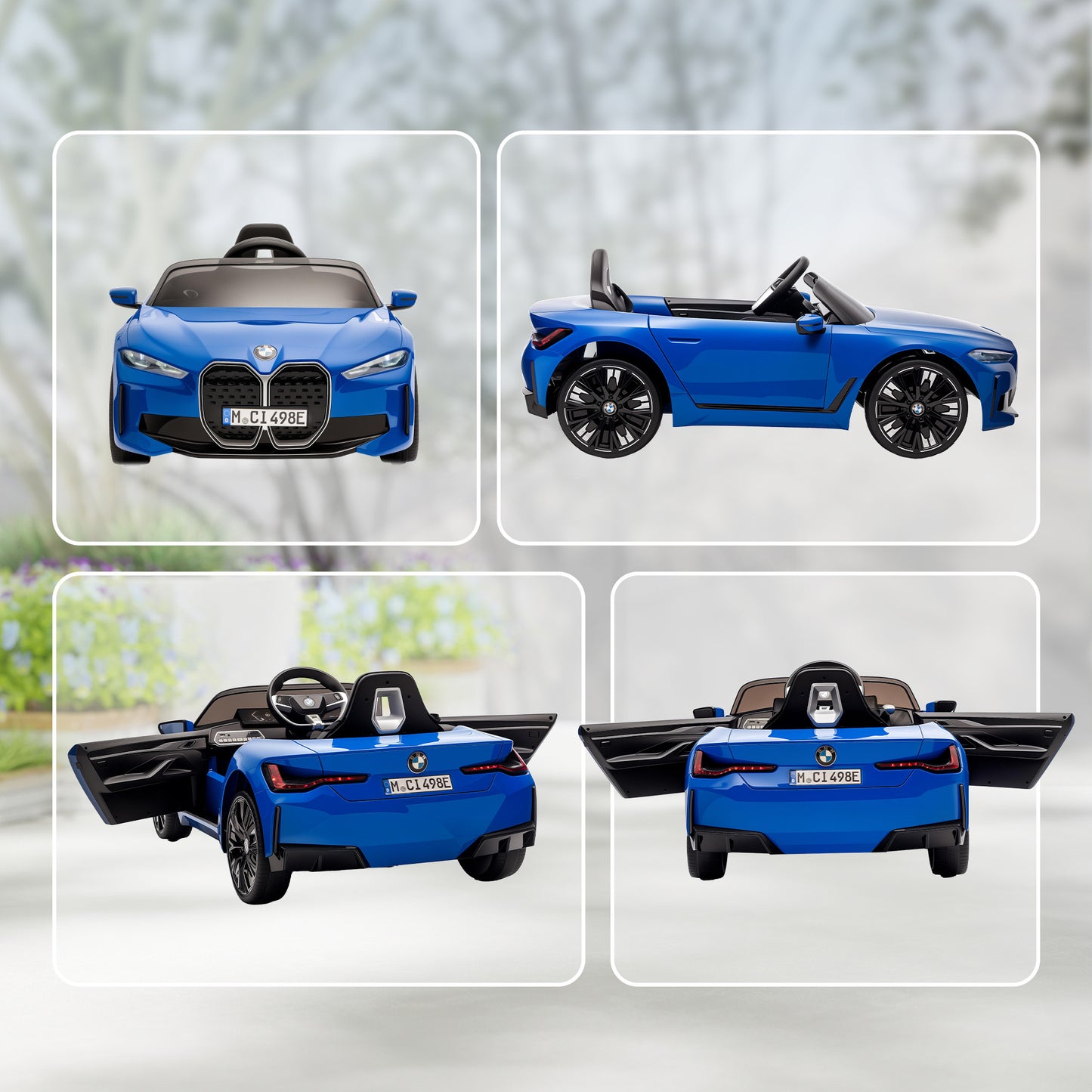 BMW i4 Licensed 12V Kids Electric Ride-On Car