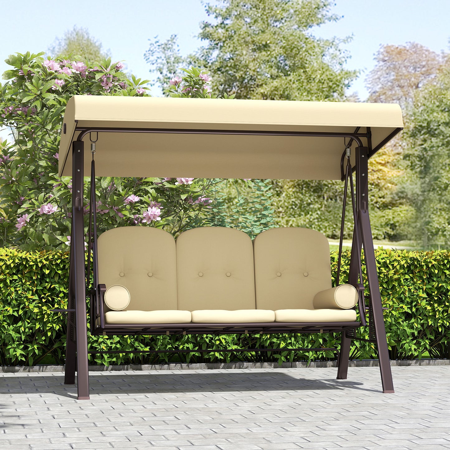 Three-Seater Garden Swing Chair