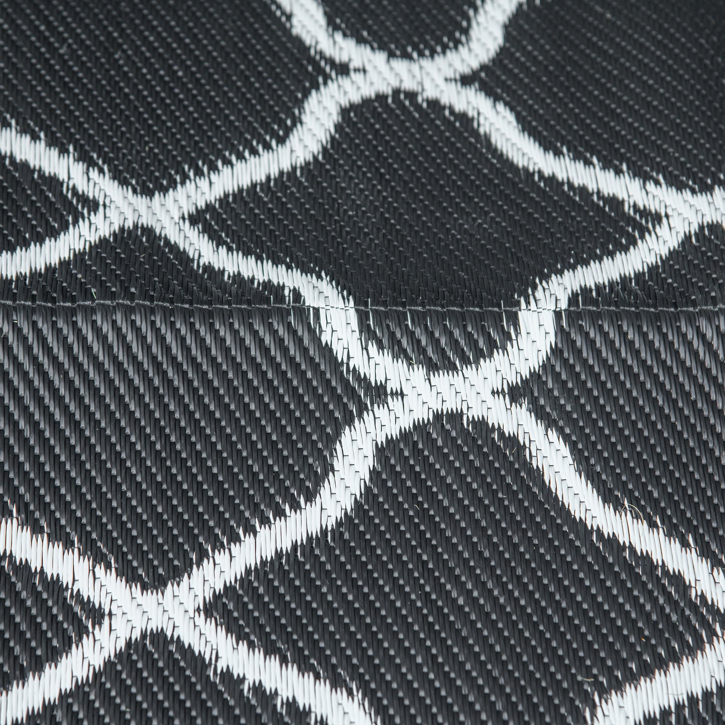 Reversible Outdoor Rug, Plastic Straw Mat w/ Carry Bag Ground Stakes