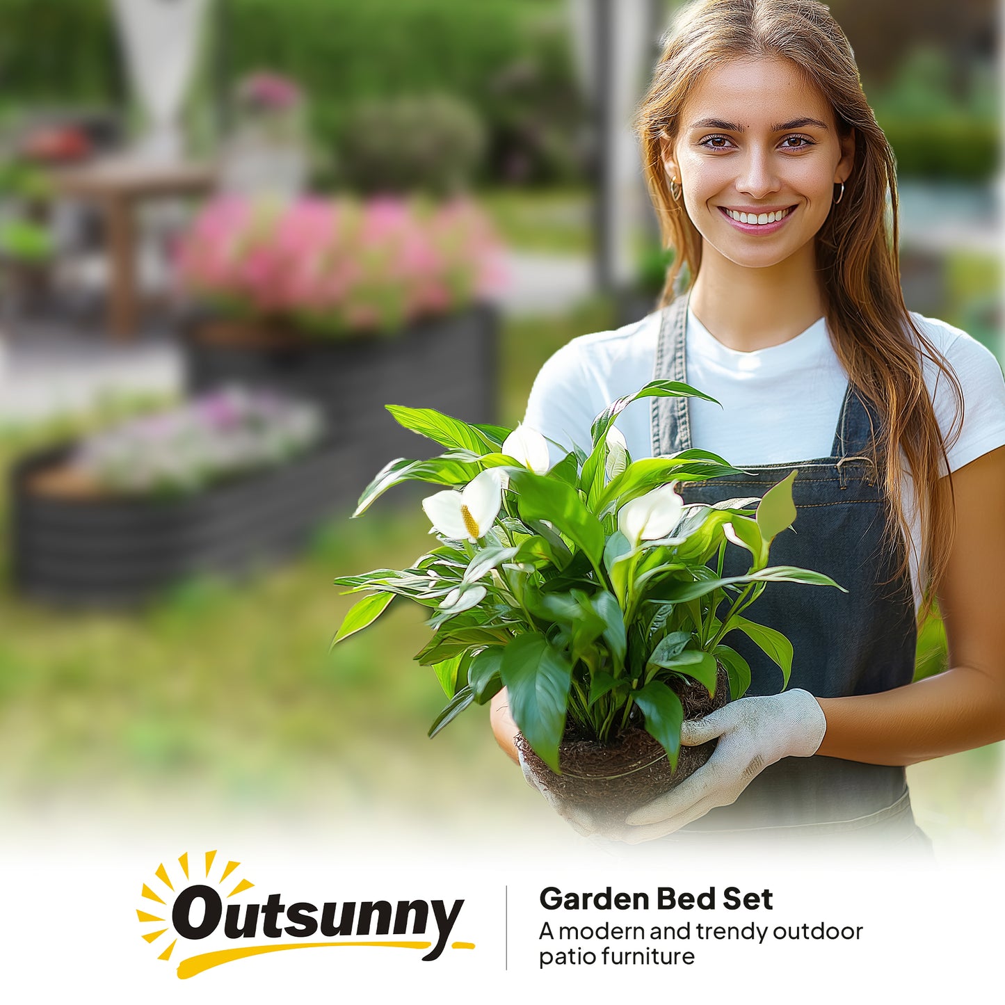 Two-Tier Galvanised Steel Garden Planter (1)