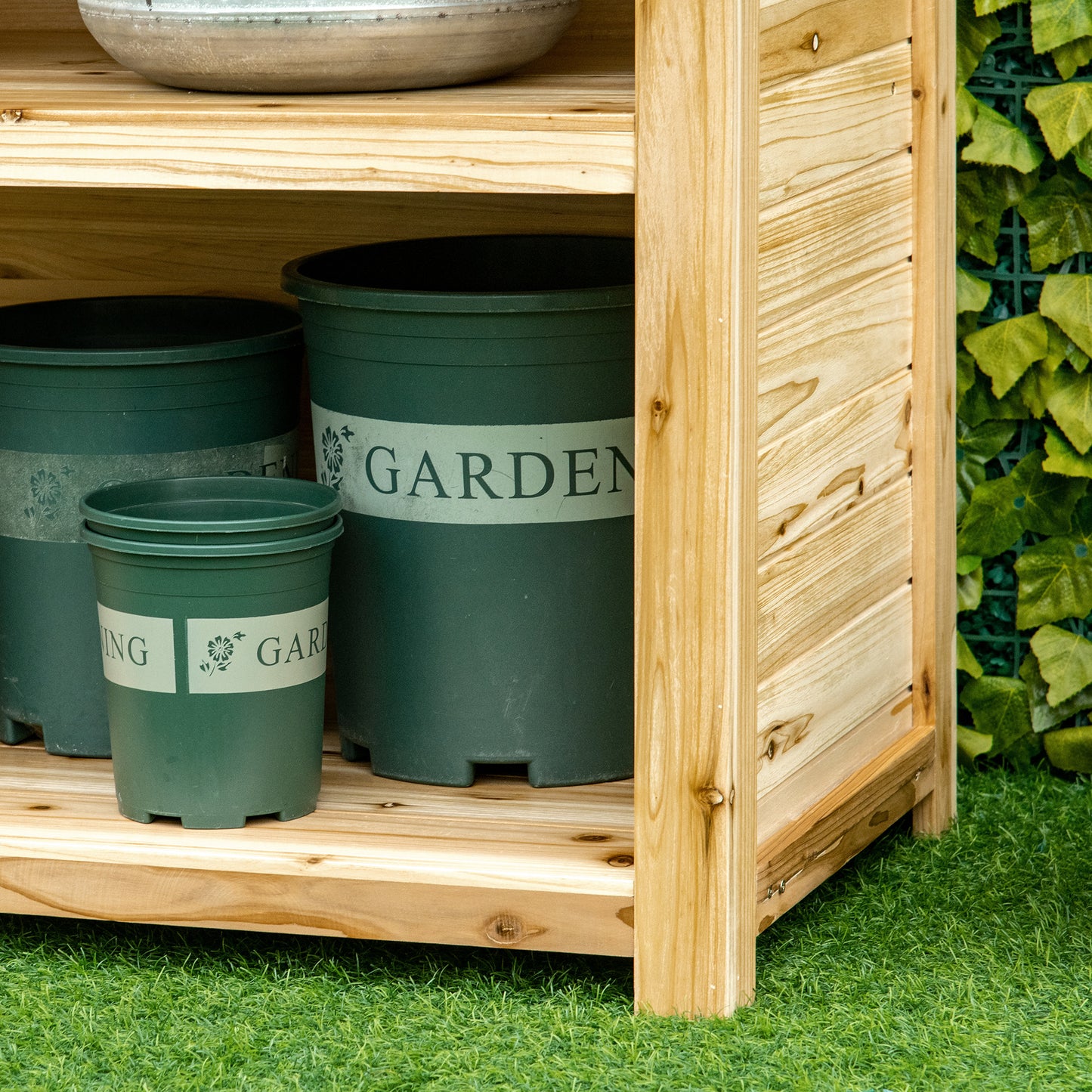 Garden Potting Bench Table