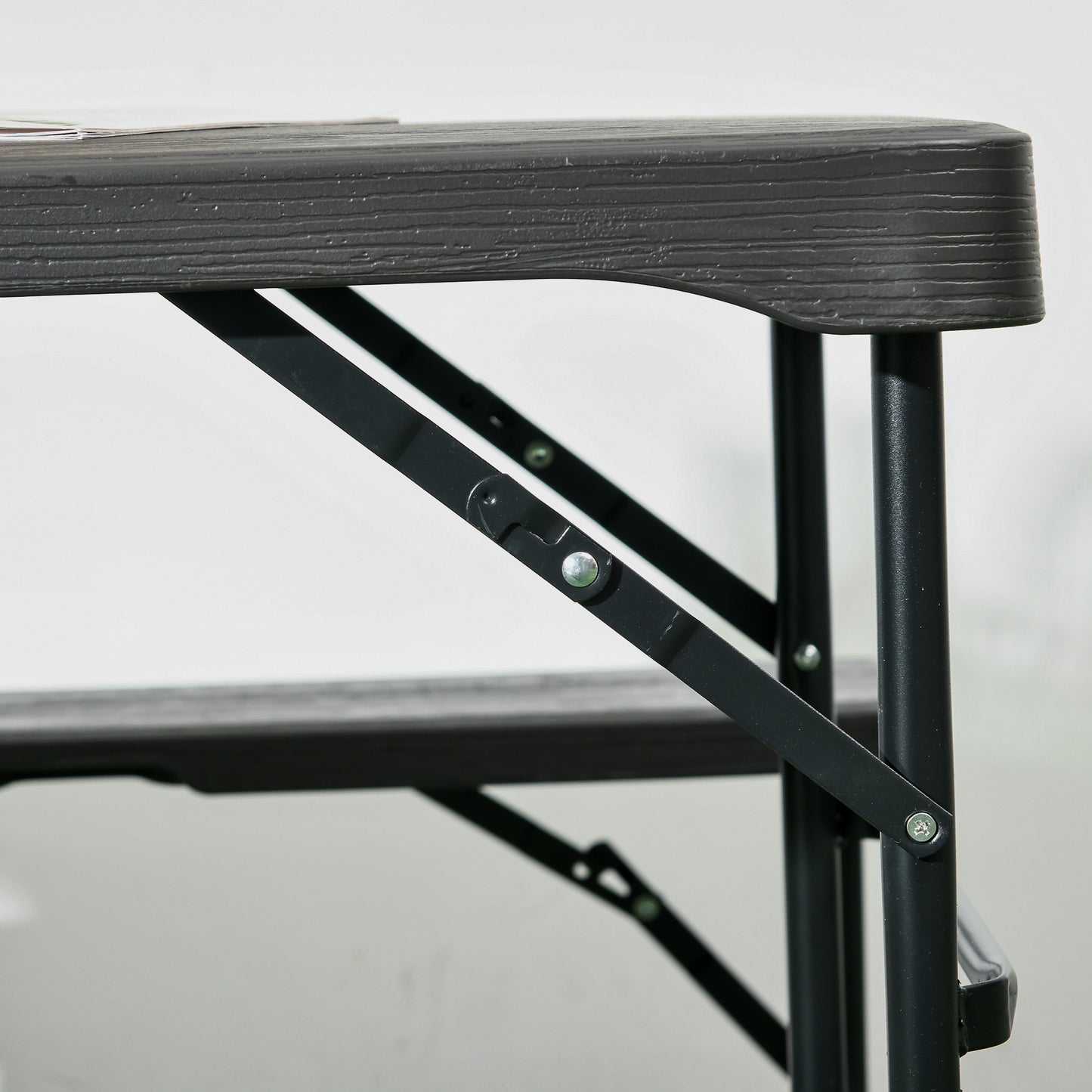 Folding Picnic Table with 2 Benches