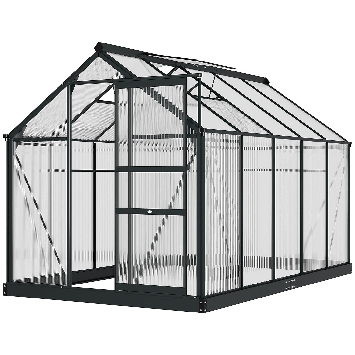 6 x 10ft Polycarbonate Greenhouse