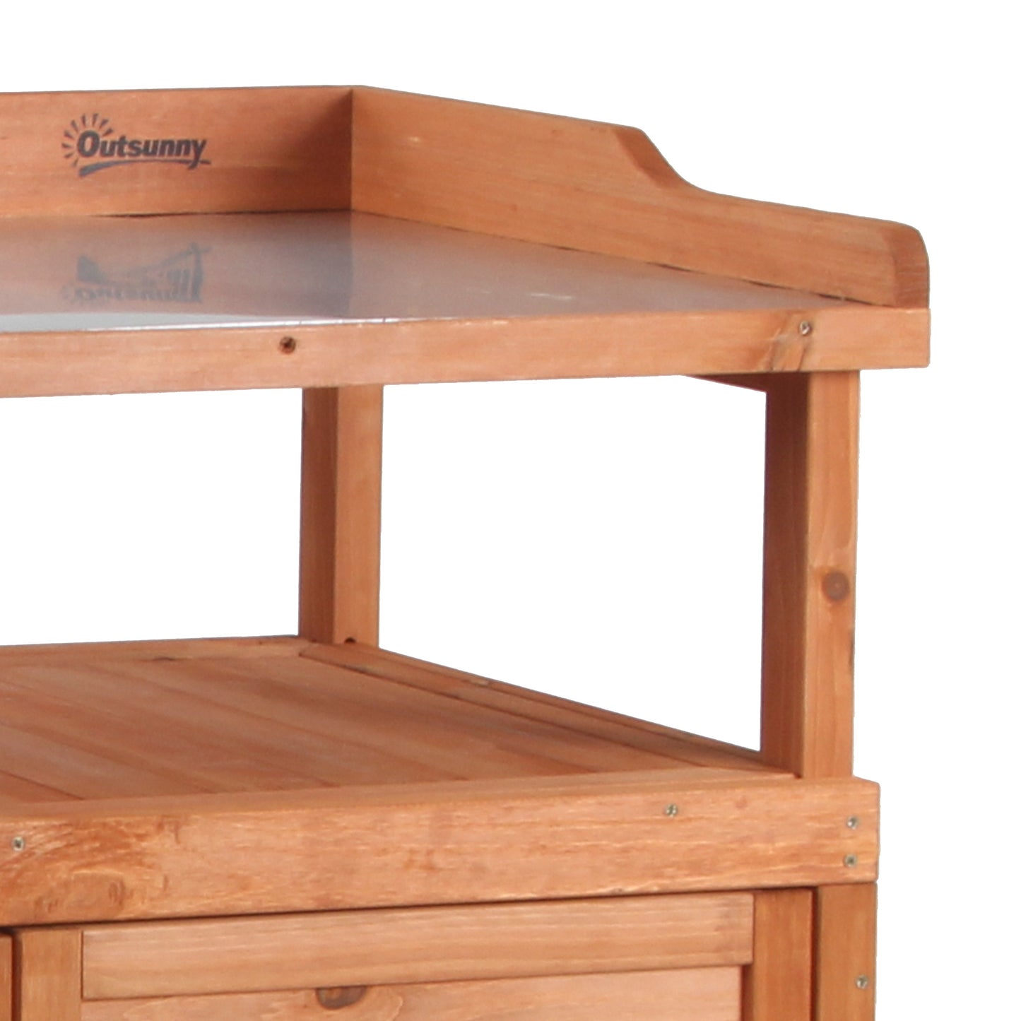 Multi-function Potting Bench Table w/ Storage Cabinet