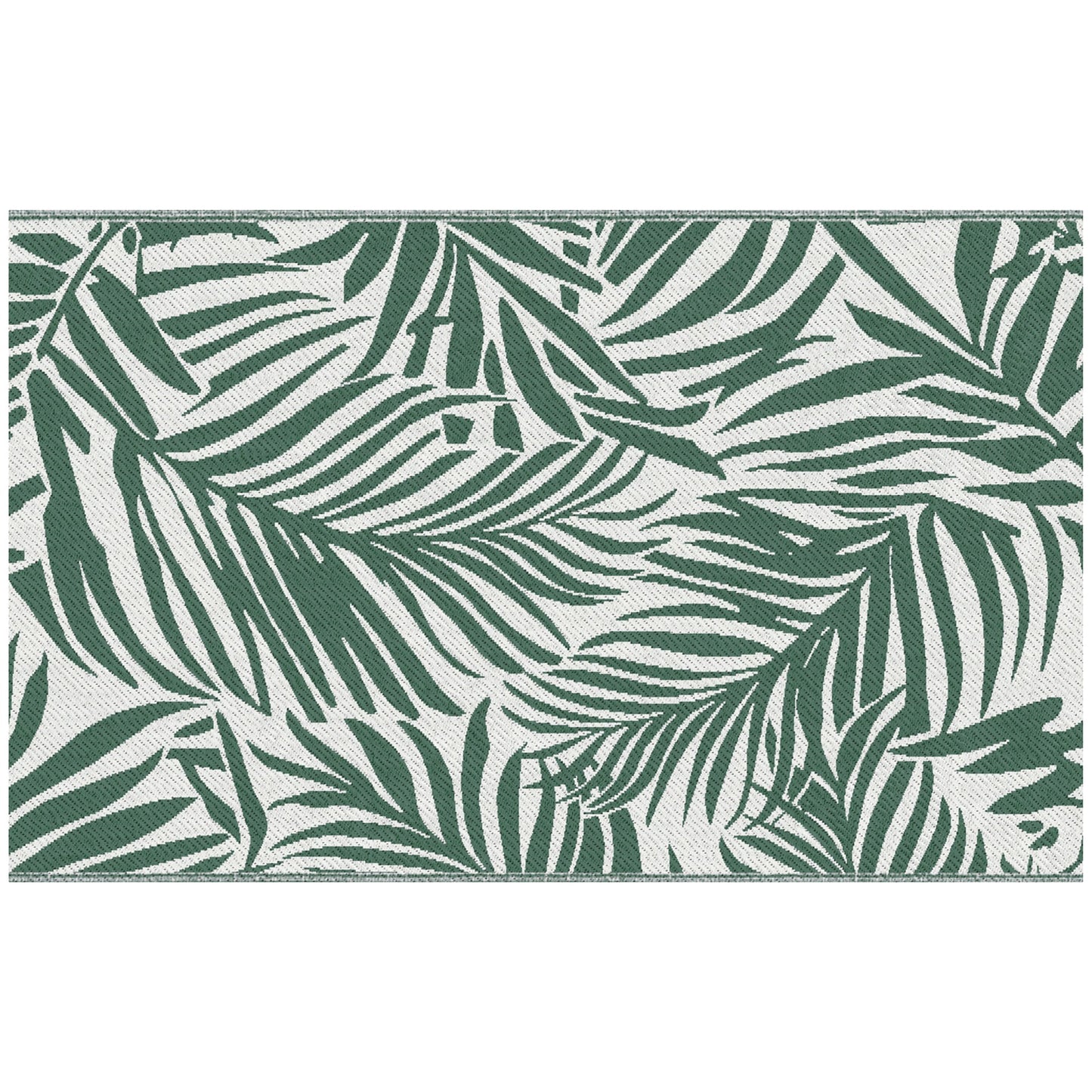 Reversible Outdoor RV Rug, 1.5 x 2.4m Patio Floor Mat