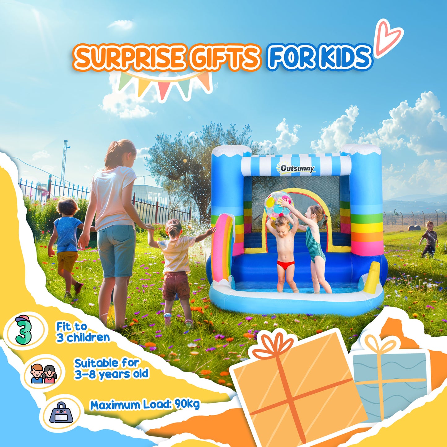 Kids Bounce Castle Inflatable House