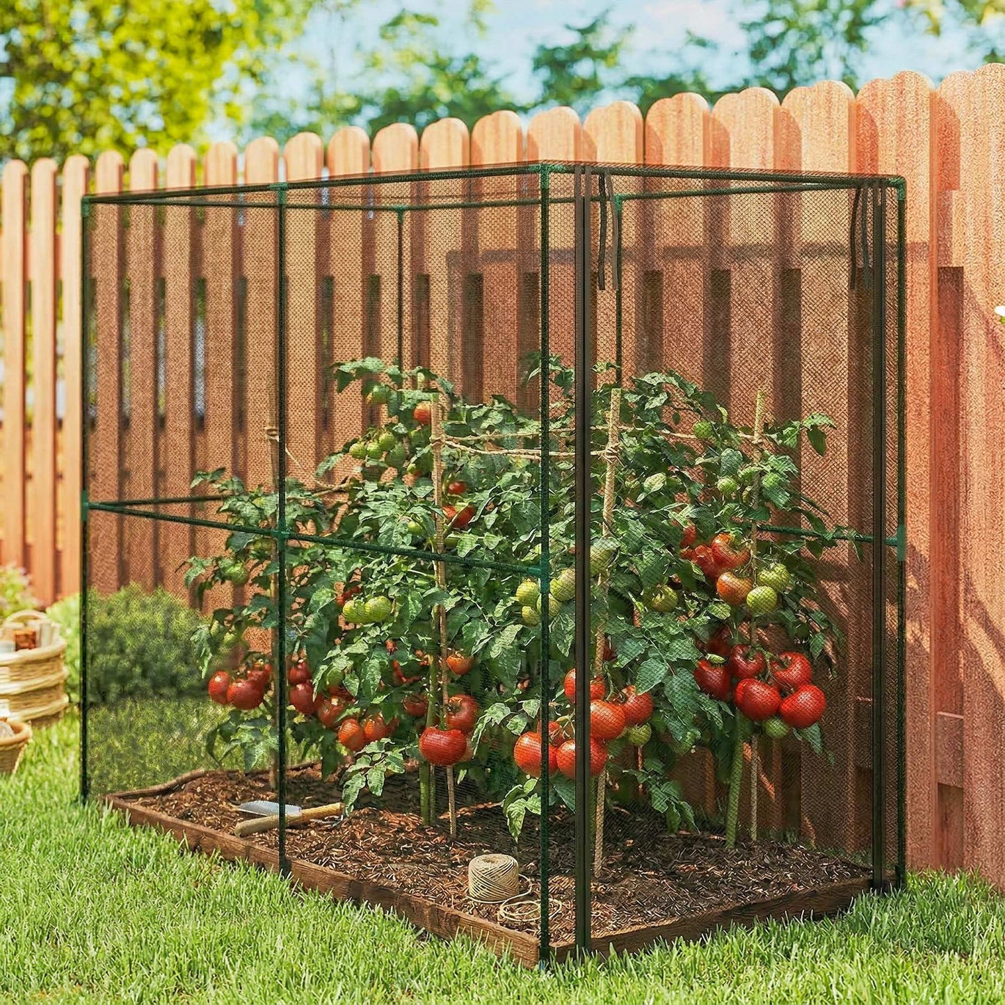 Fruit Cage Bird Netting, Brassica Cage Plant Protection Tent