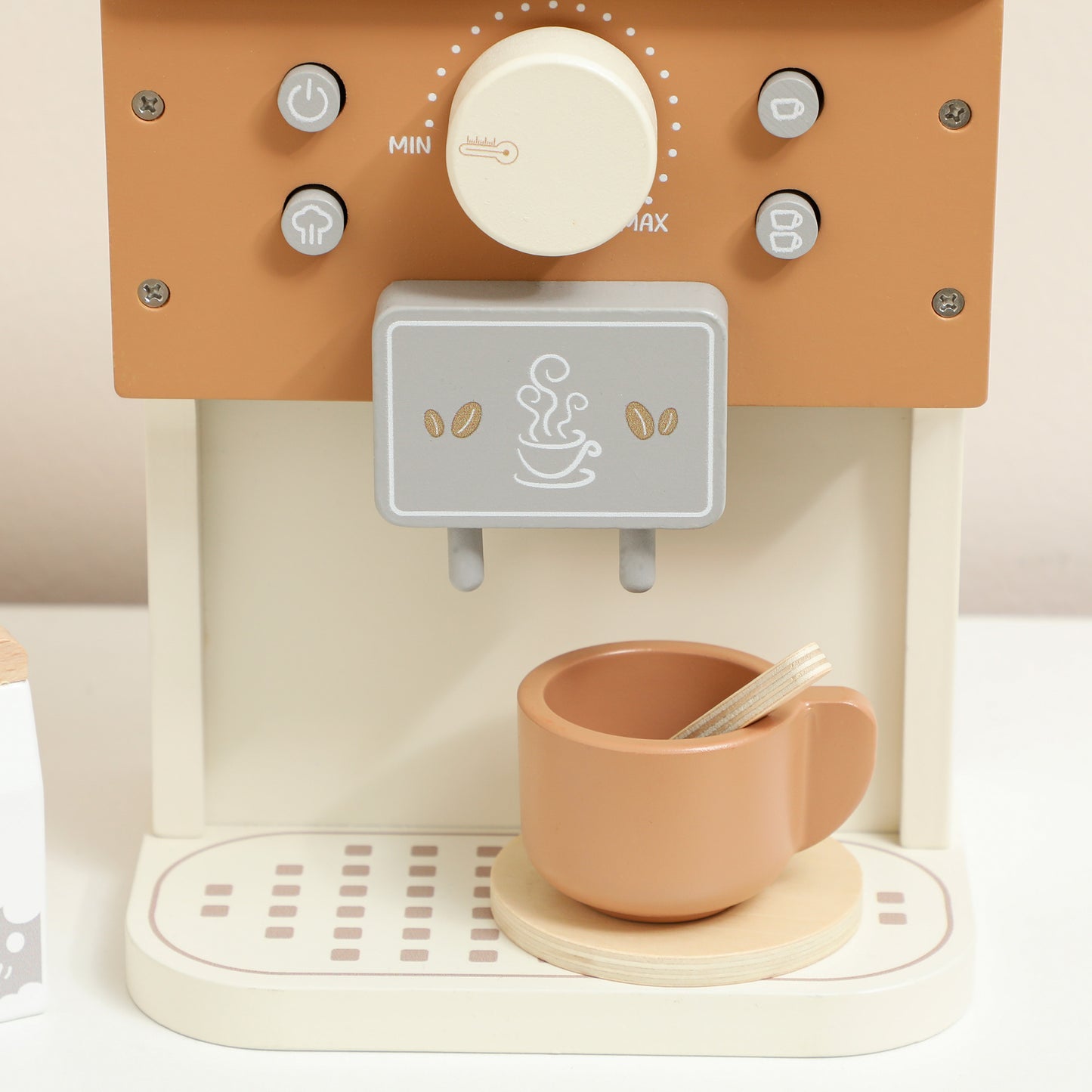 Kids Wooden Coffee Machine Toy
