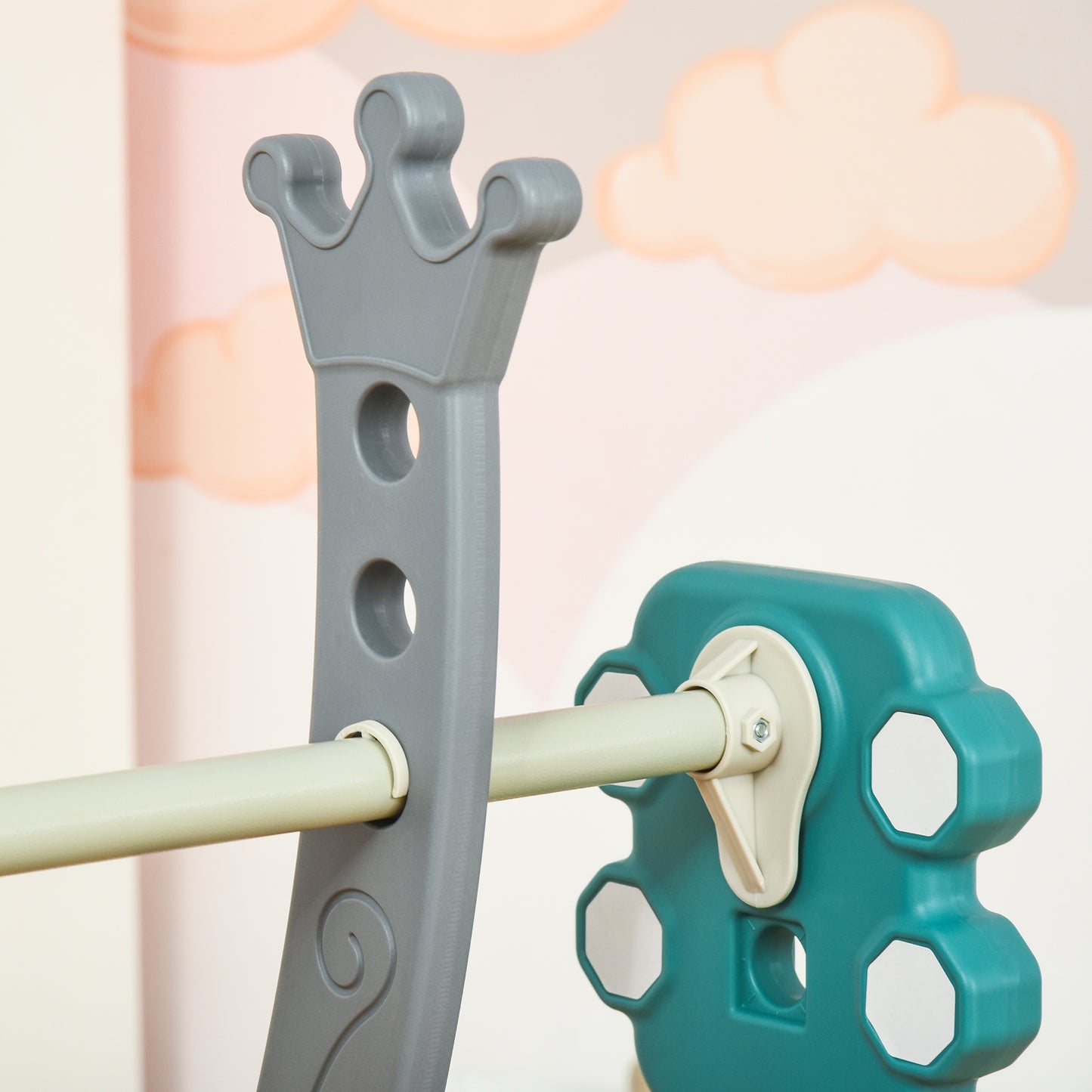 3-IN-1 Kids Swing and Slide Set