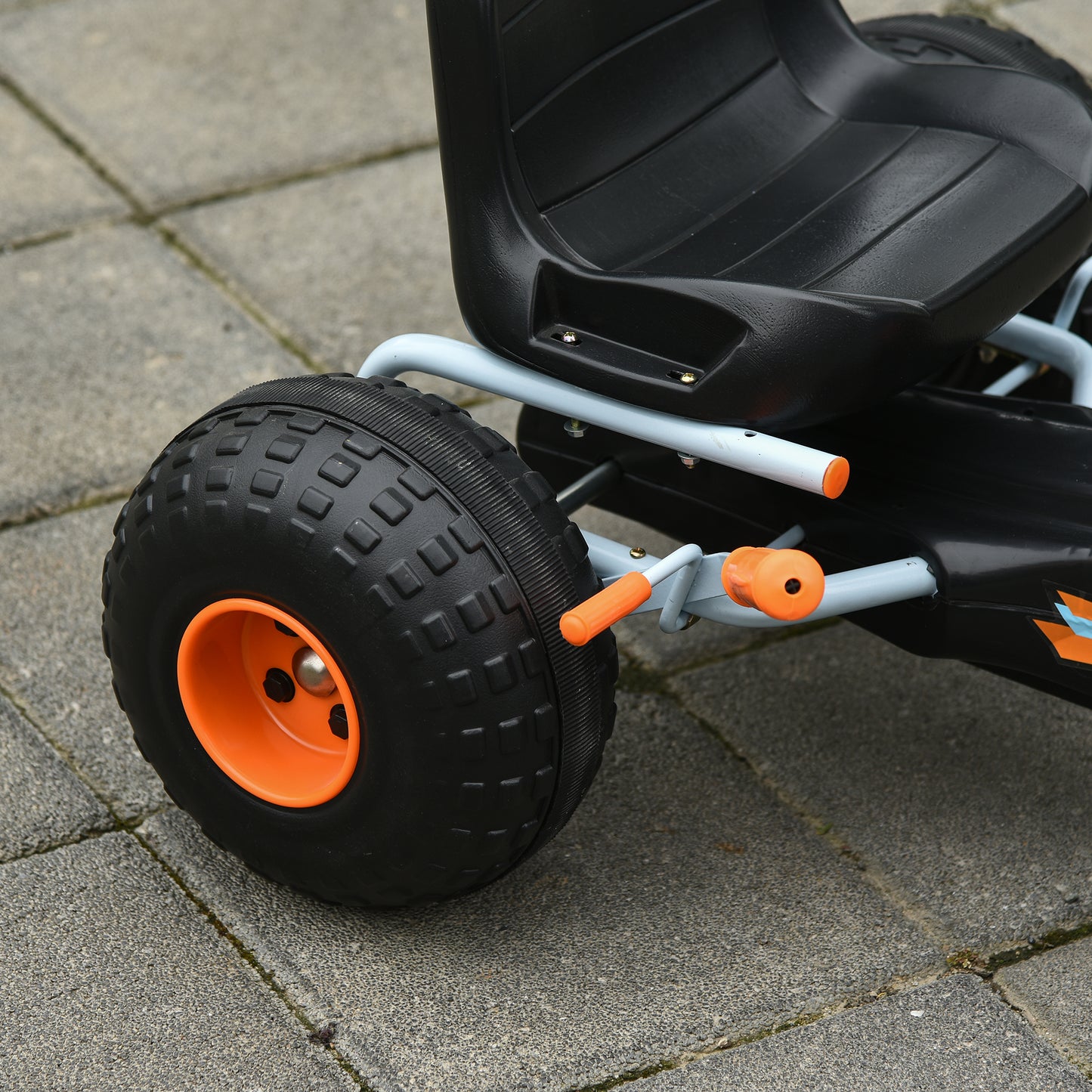 Pedal Go Kart, Kids Ride On Race Car with Brake, Gears Shift