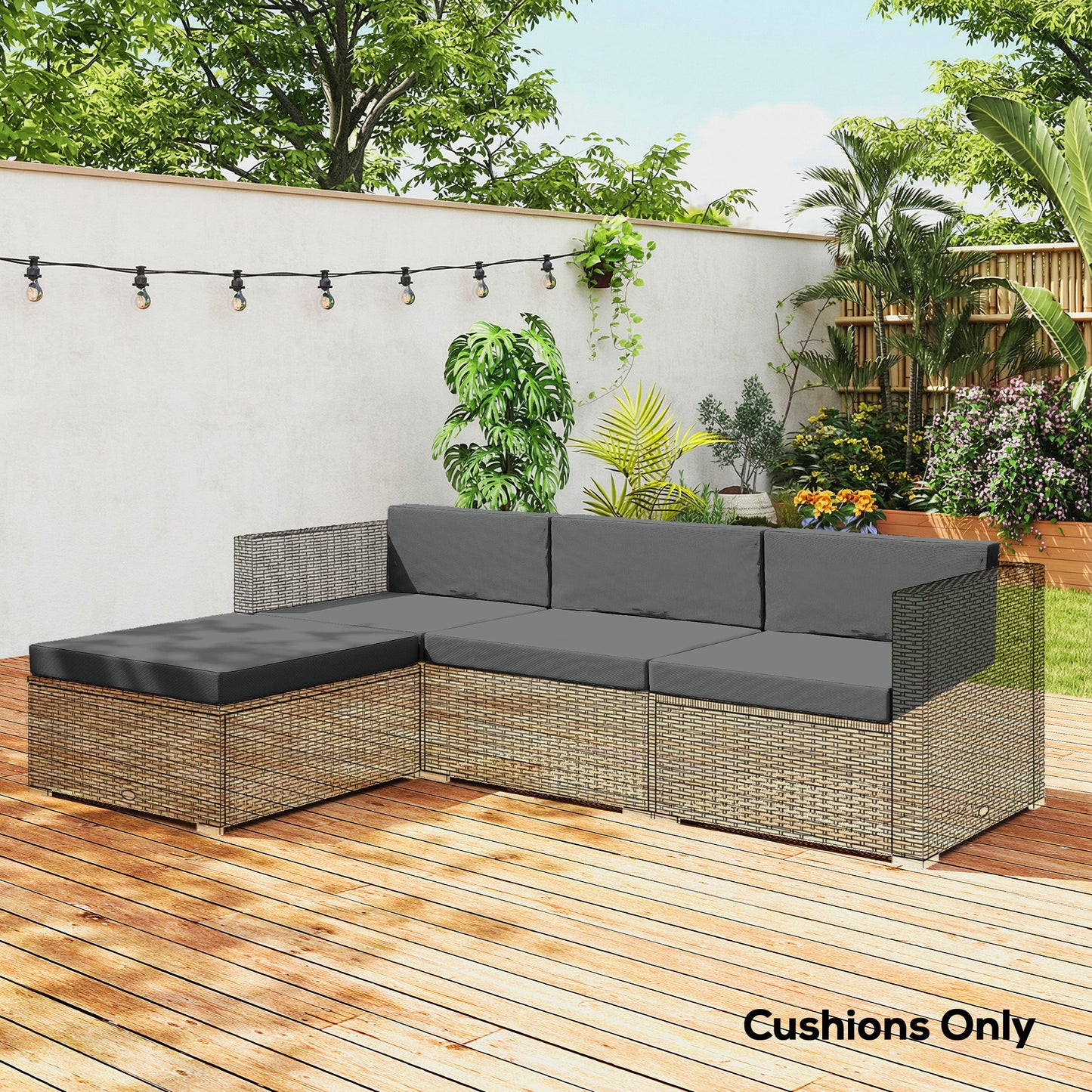 7-Piece Patio Furniture Cushions