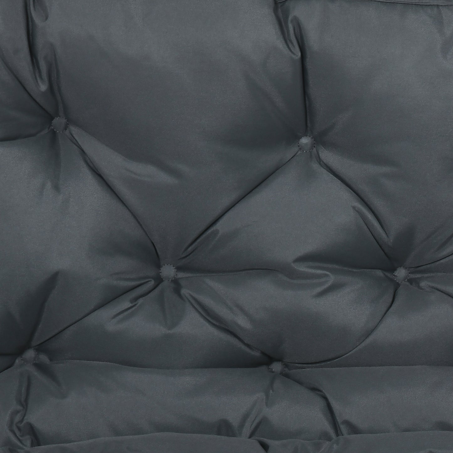 2 Seater Bench Cushion, Garden Chair Cushion with Back and Ties