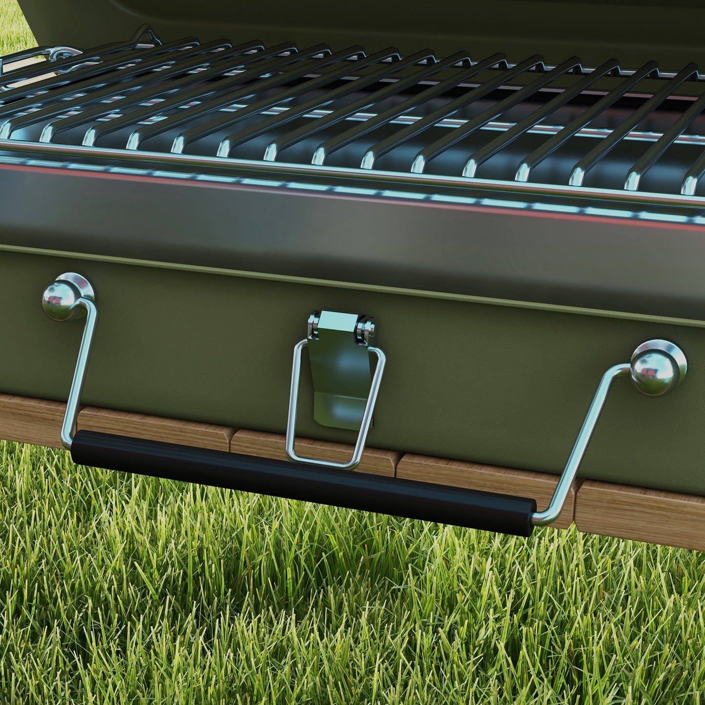 Metal Suitable-Style Portable BBQ Grill