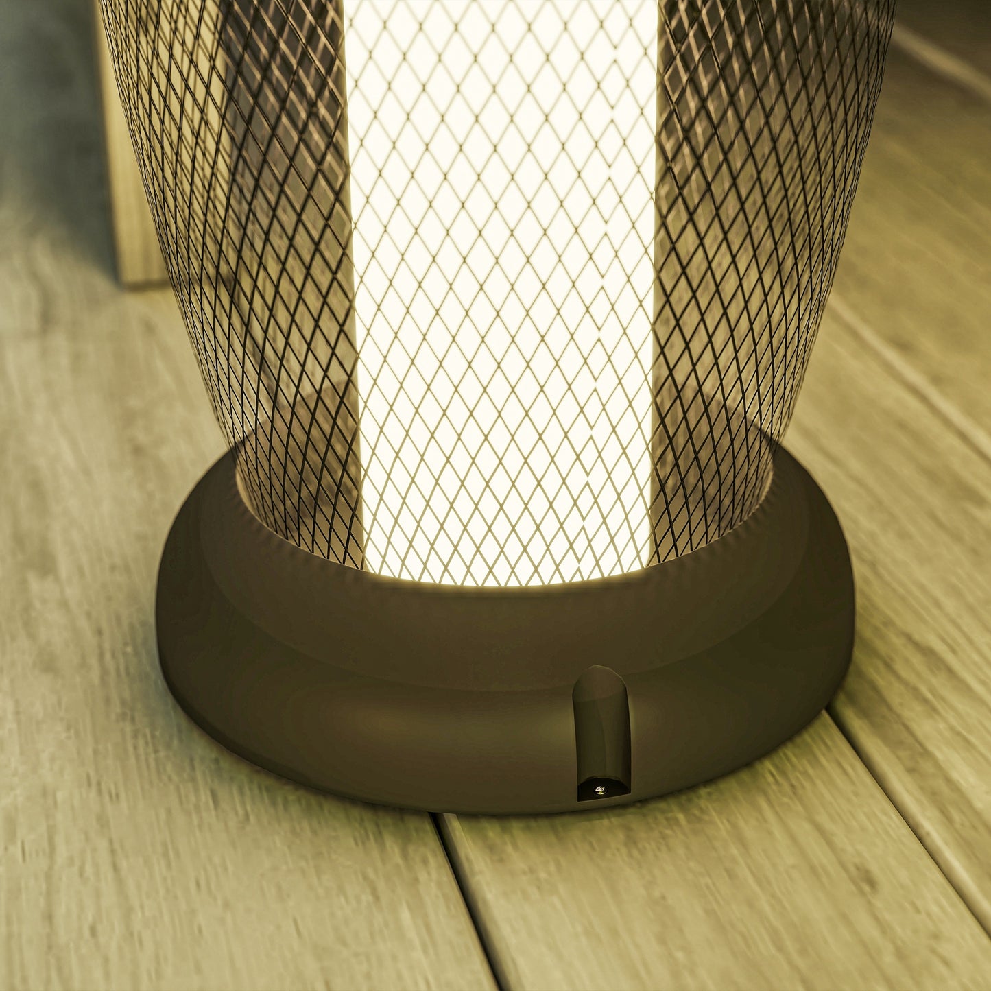 Garden Solar Lamp, 71.5 cm Tall Metal Floor Lamp