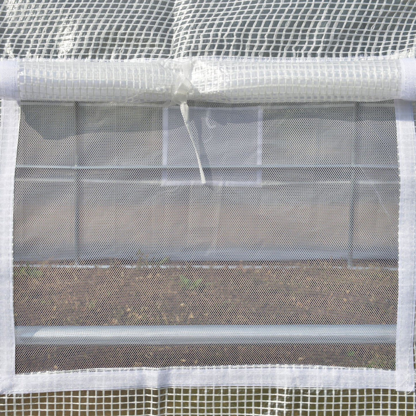 4 x 3 x 2 m Polytunnel Greenhouse with Roll-up Side Walls