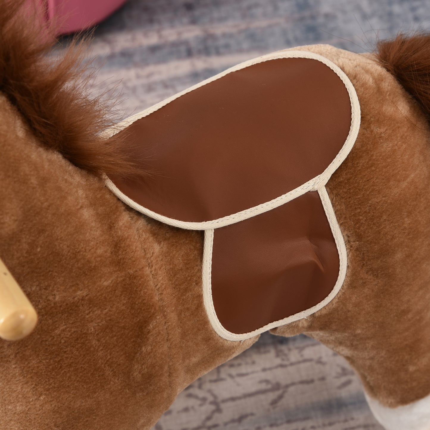 Kids Classic Rocking Horse, with Moving Mouth, Neighing Sounds