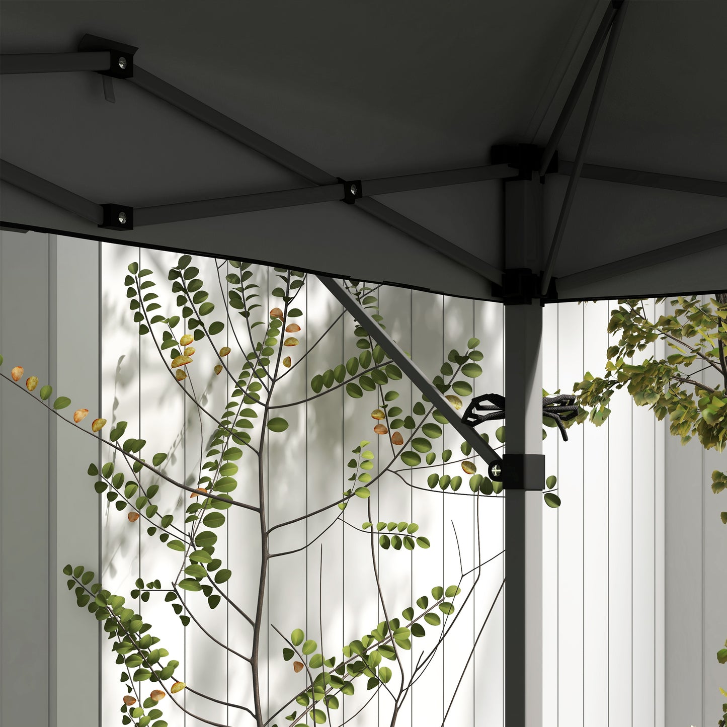 3 x 3m Height Adjustable Pop-Up Gazebo, with Accessories