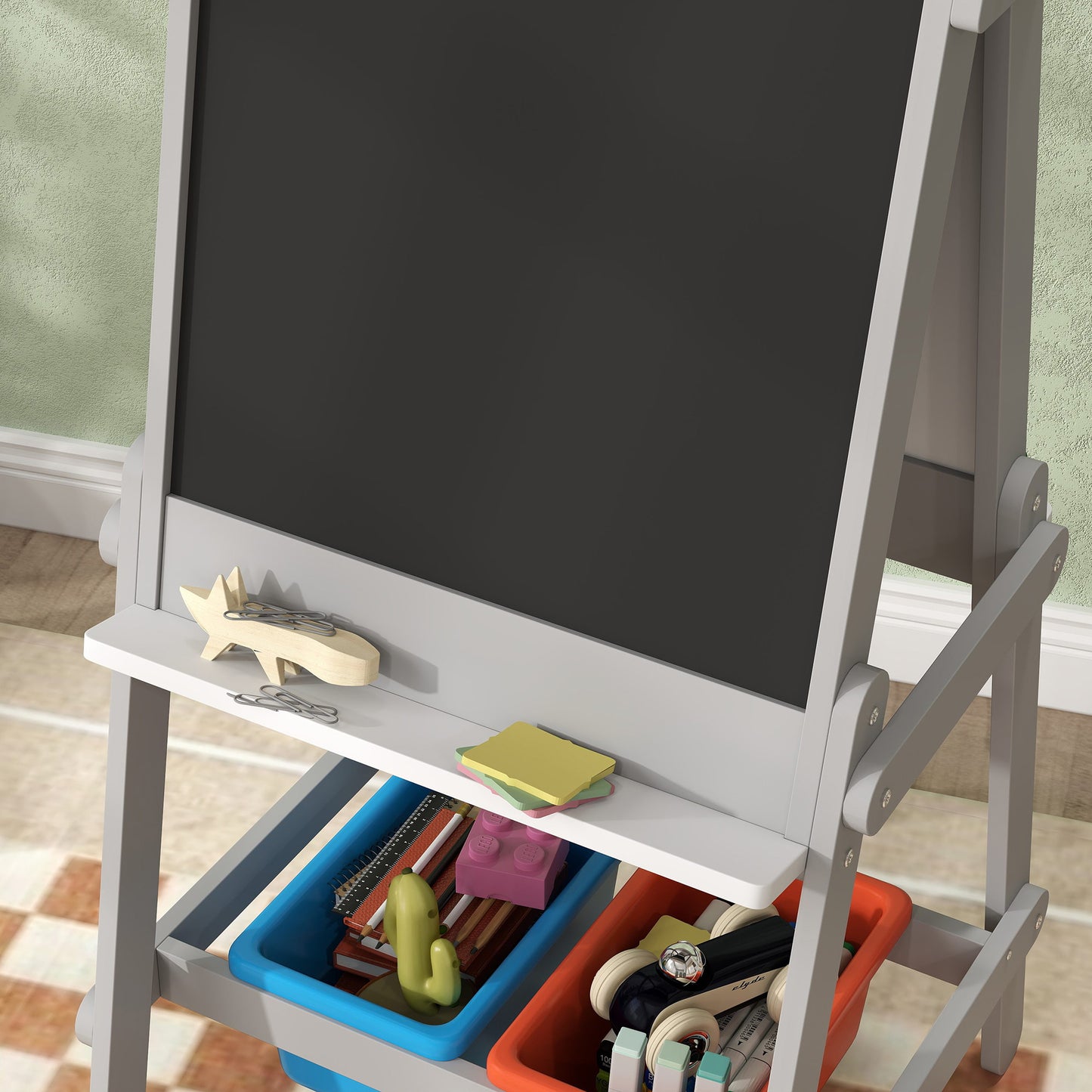 Art Easel for Kids with Paper Roll