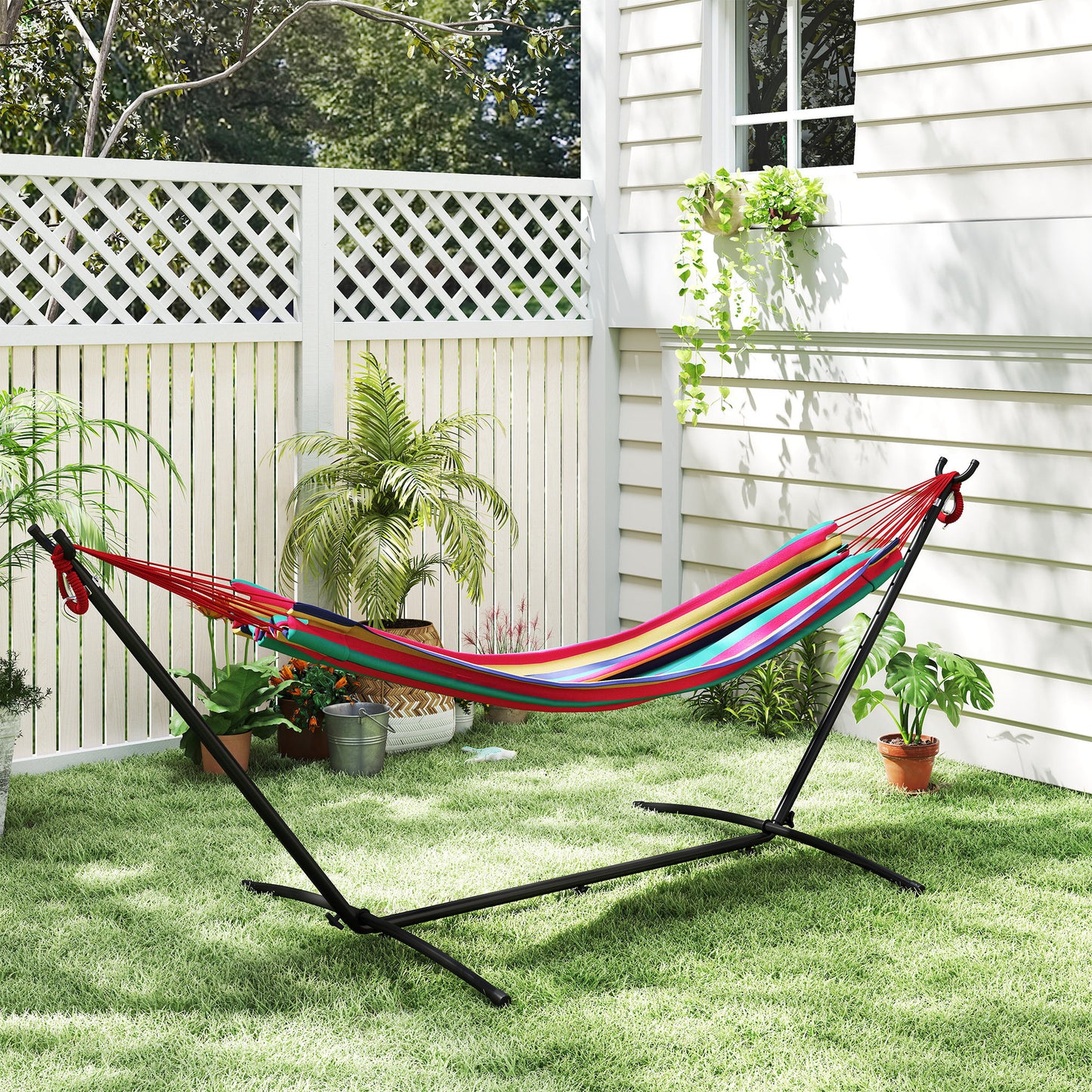 298 x 117cm Hammock with Stand Camping Hammock