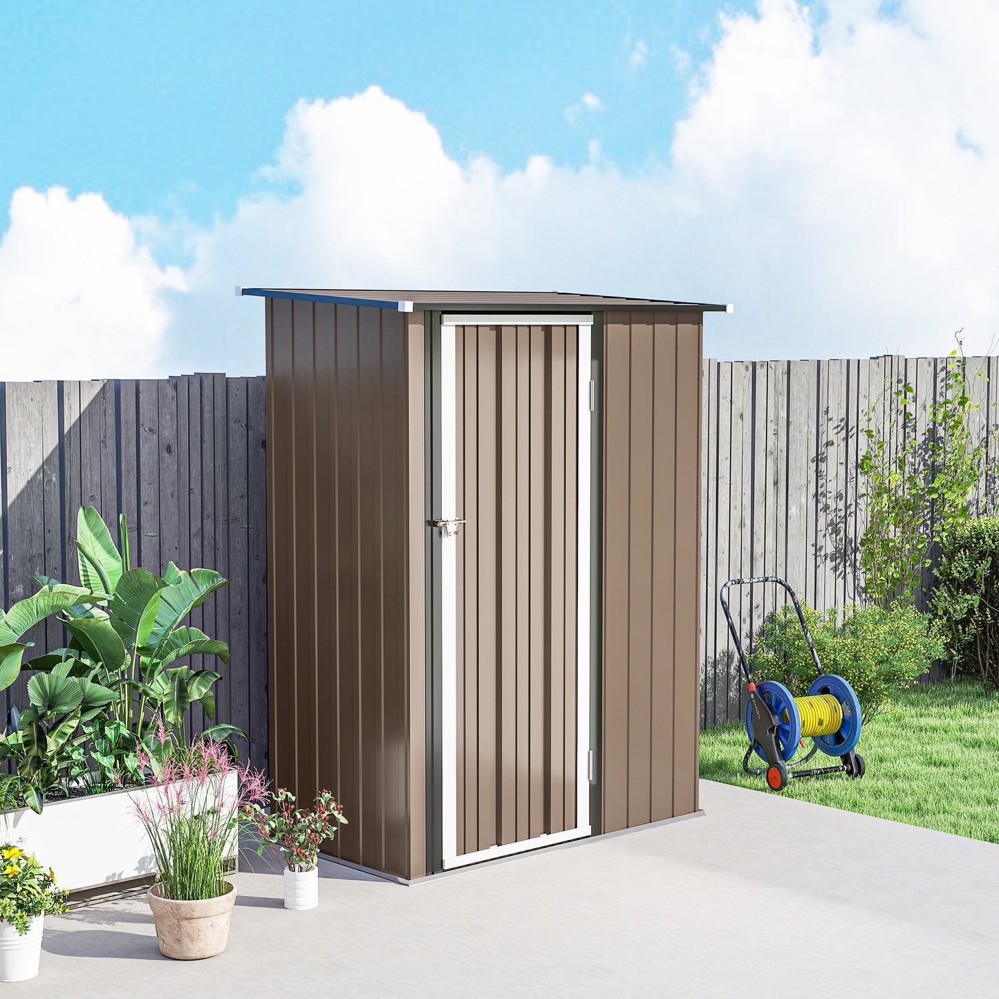 5ft x 3ft Garden Storage Shed (3)