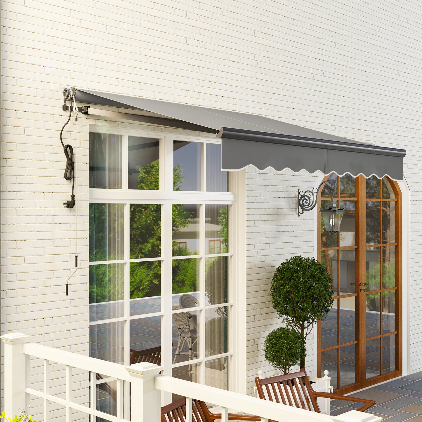 2.5 x 2m Electric Awning with Remote Controller (1)