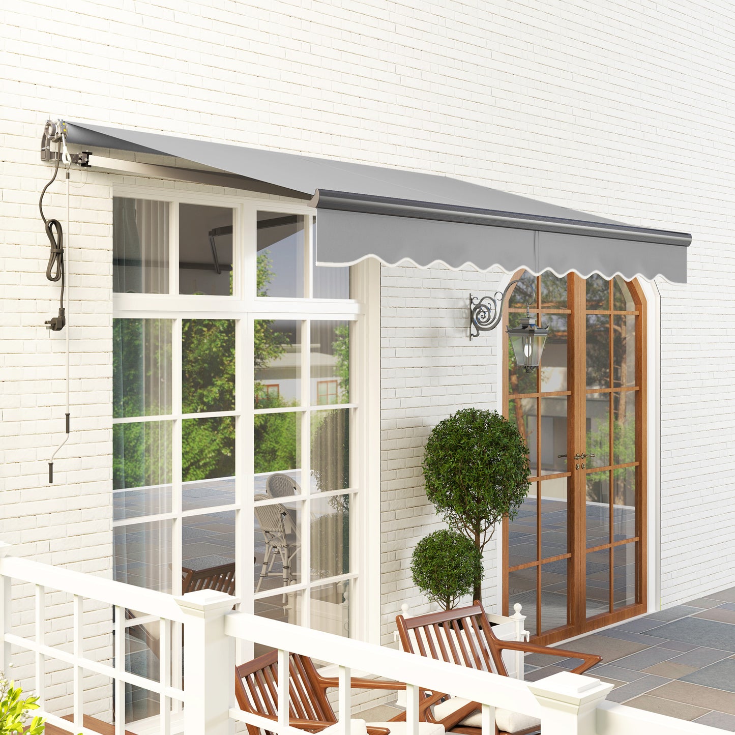 3 x 2.5m Electric Awning with Remote Controller (1)