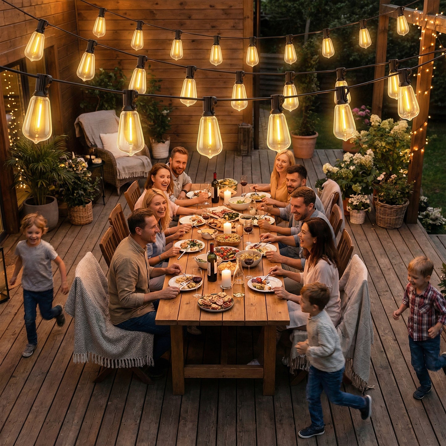 Curtain Lights Connectable Fairy Curtain Lights Plug-in IP44