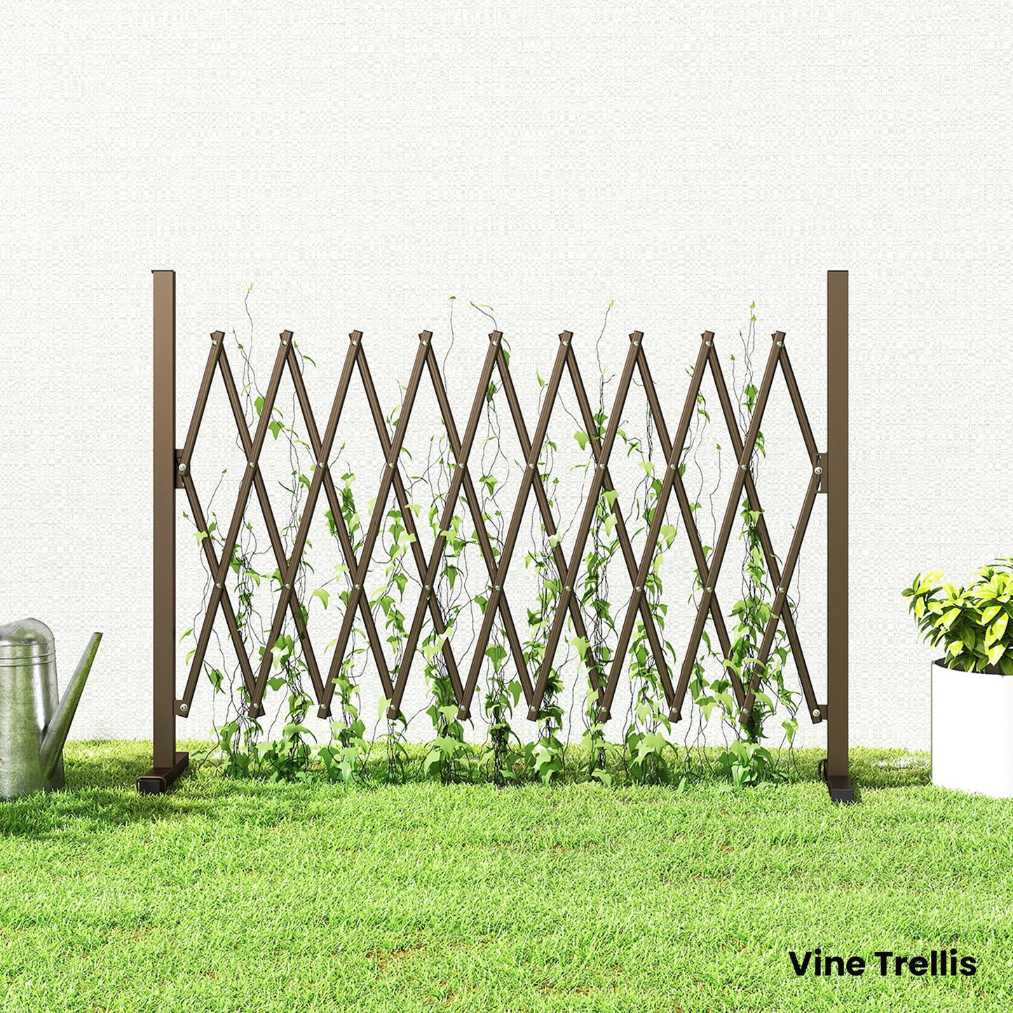 Expanding Trellis Fence, Freestanding Movable Fence