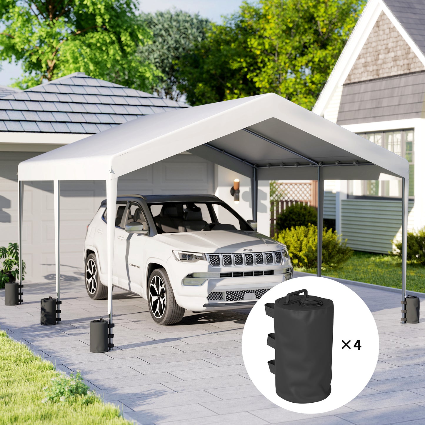 Set of 4 Gazebo Weights Sand Bags