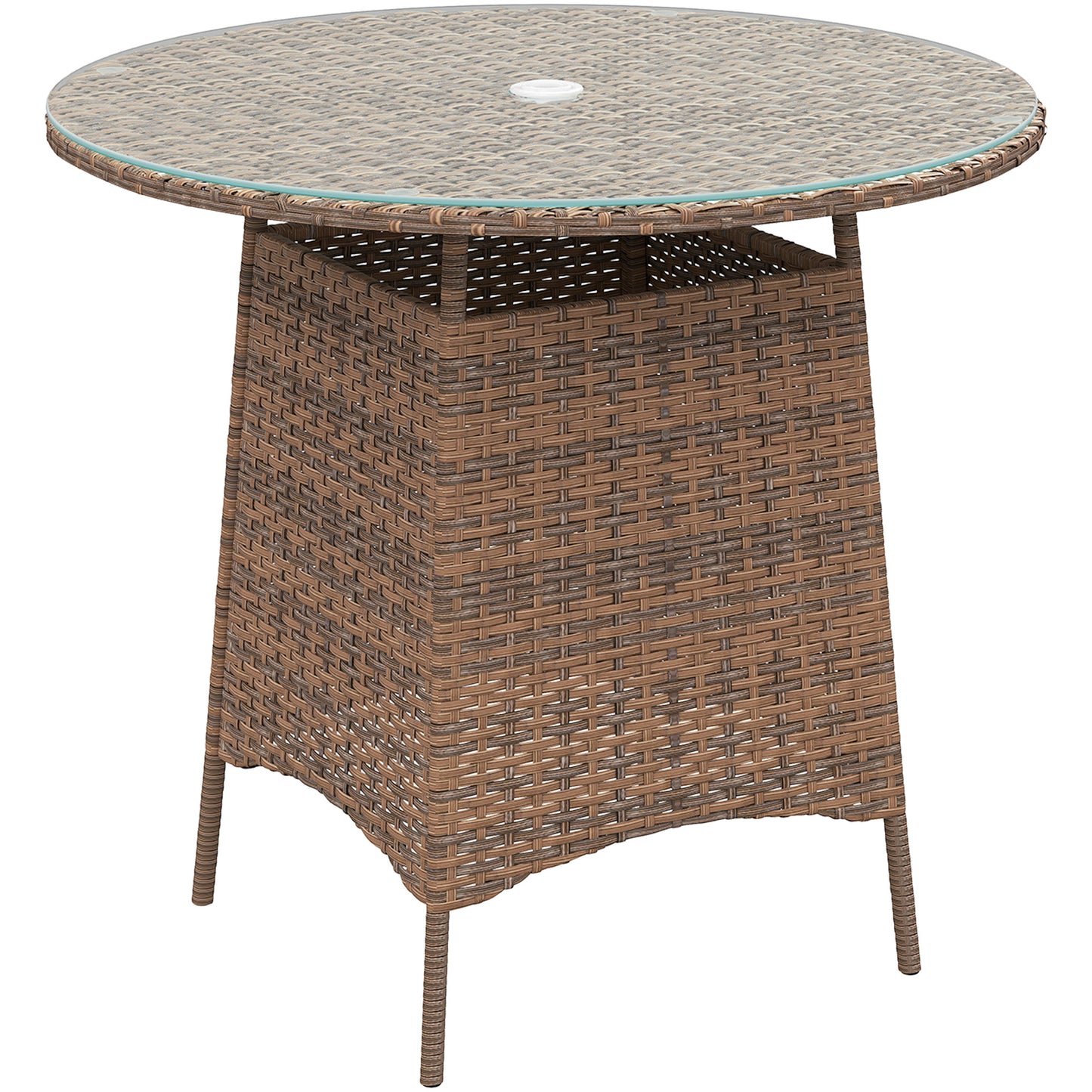 Wicker Garden Rattan Table