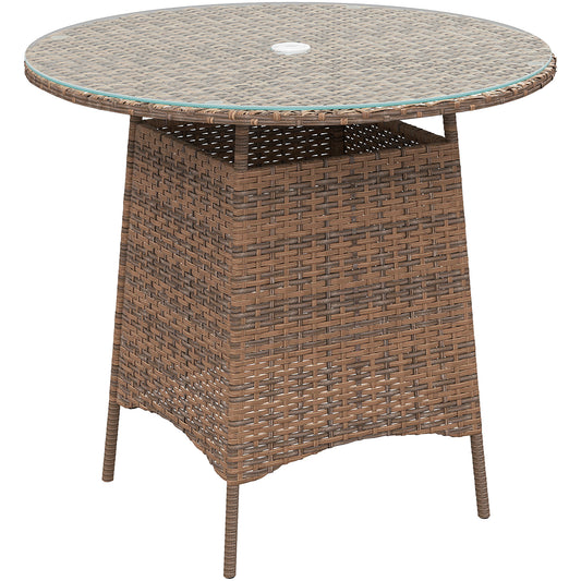 Wicker Garden Rattan Table