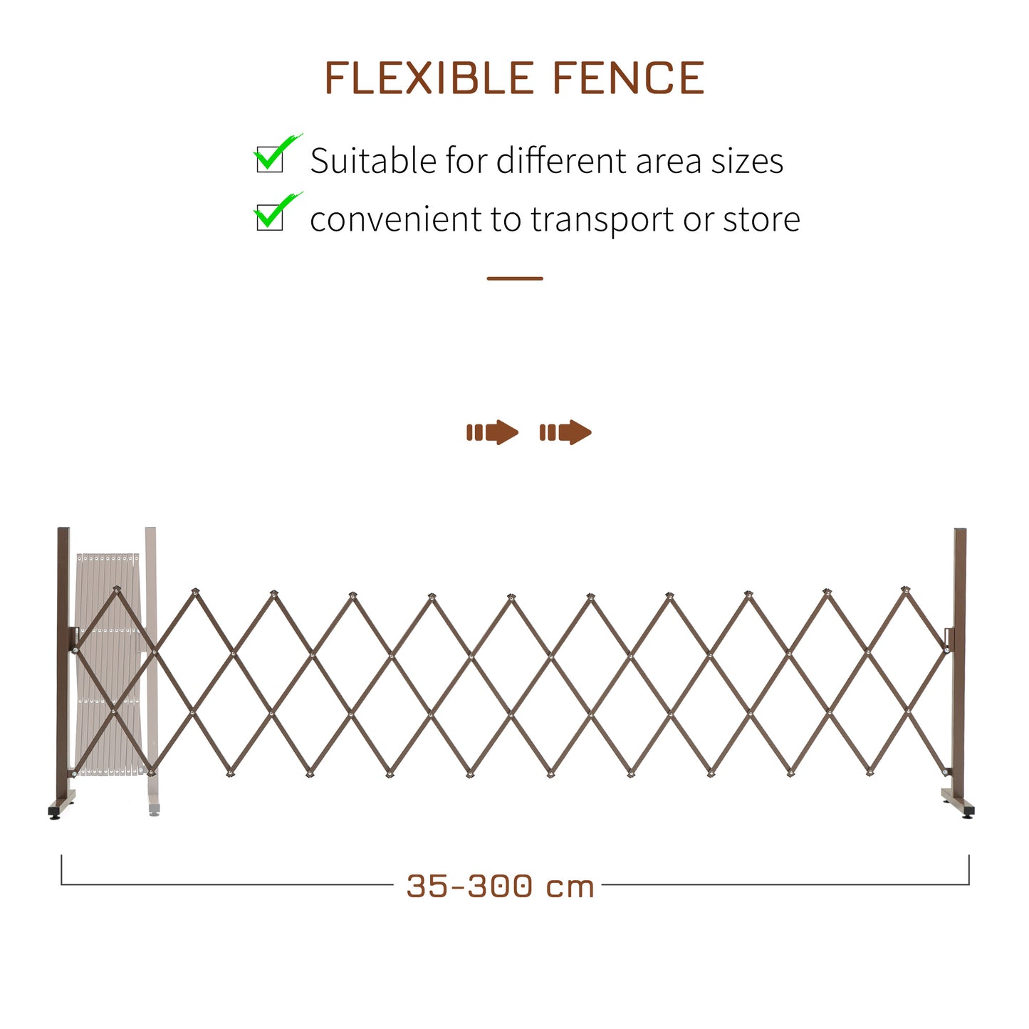 Expanding Trellis Fence, Freestanding Movable Fence (1)