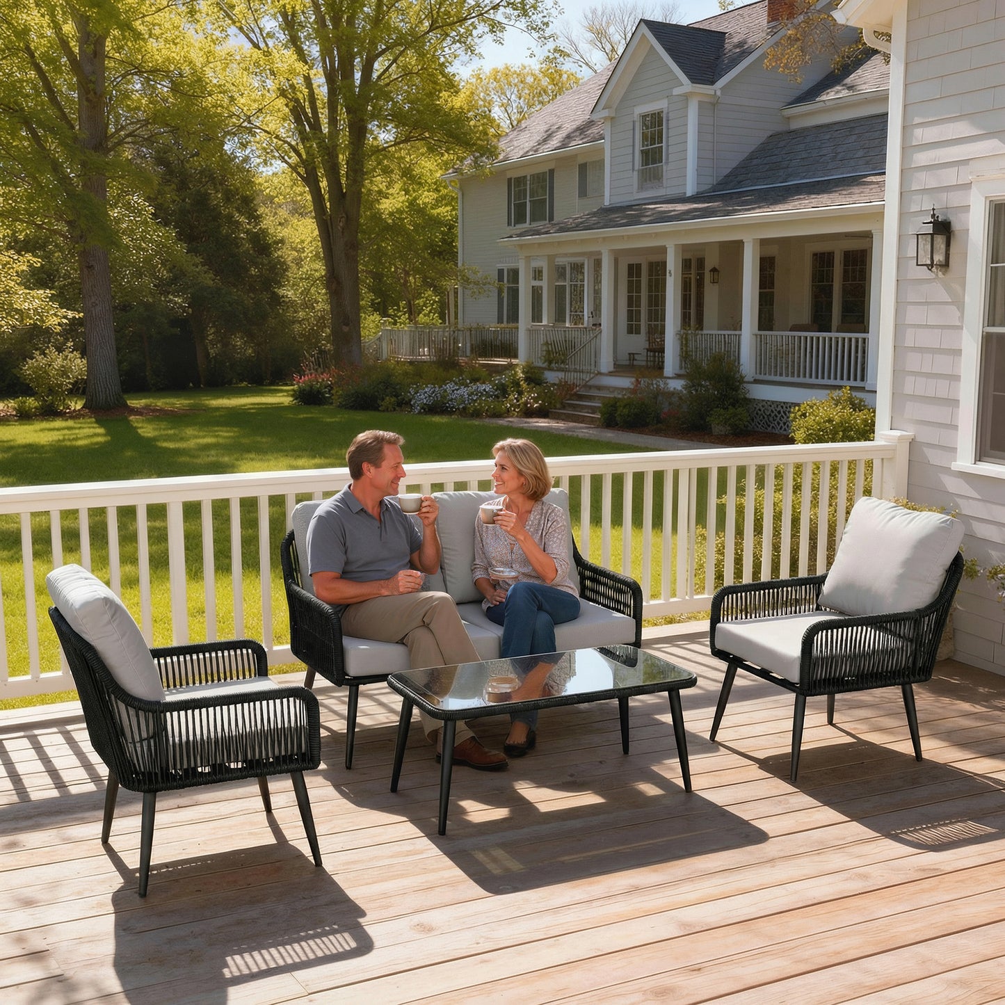 Rattan Garden Furniture Set (2)