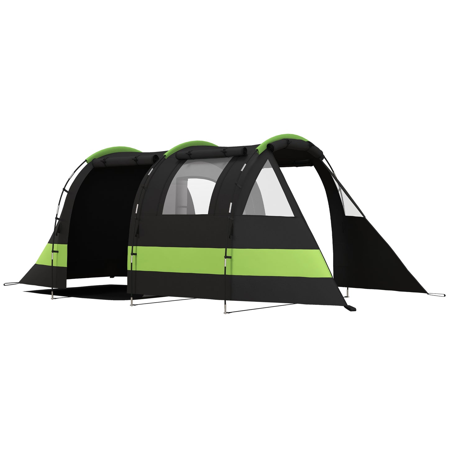 Four Man, Two Room Blackout Tent, with Accessories