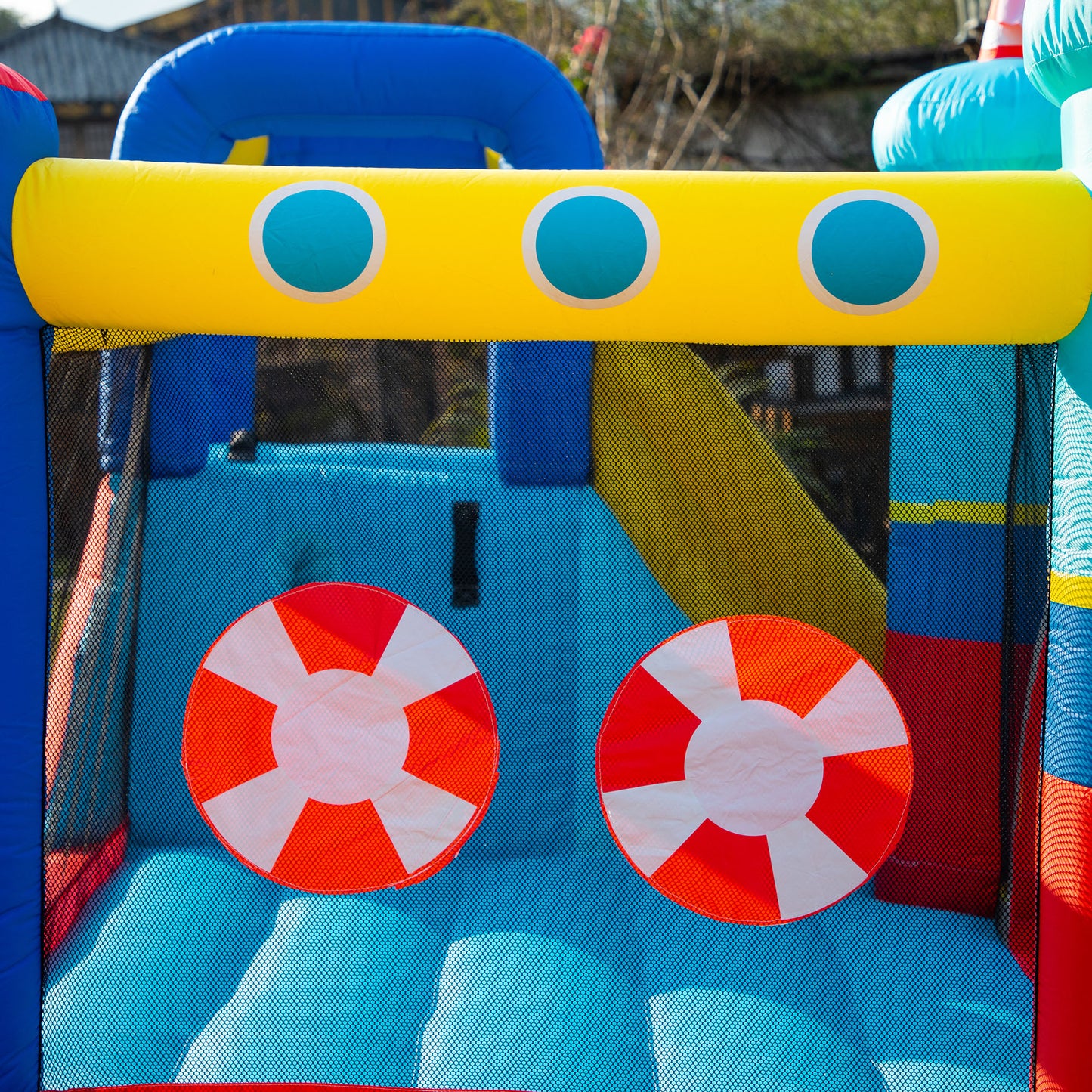 Kids Bouncy Castle, 4 in 1 Large Sailboat Style Inflatable House