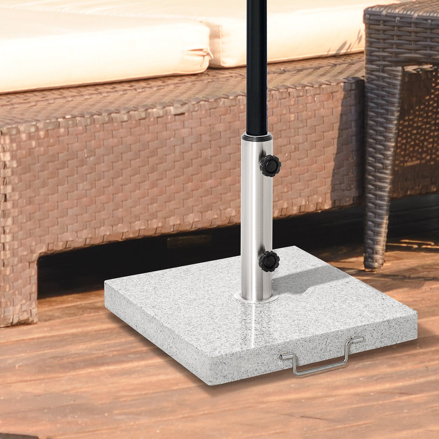 25kg Garden Umbrella Base Durable Parasol Holder Patio Furniture