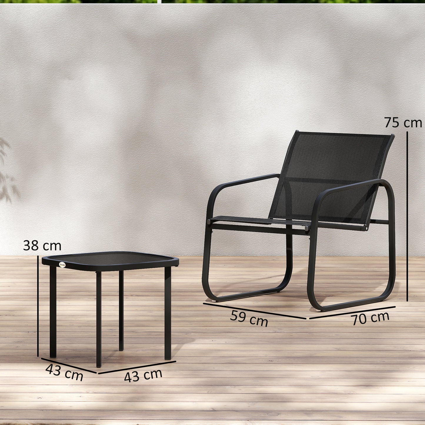 Three-Piece Garden Seating Set