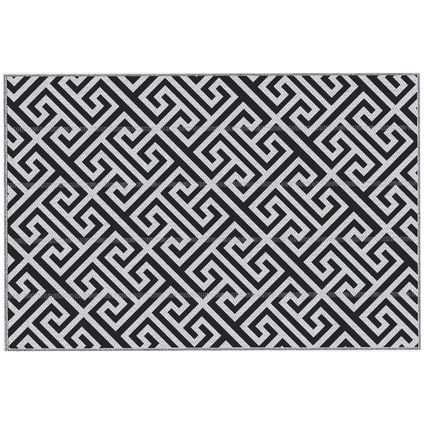 182 x 274 cm(6x9ft) Outdoor Rug Reversible Mat Plastic Straw Rug