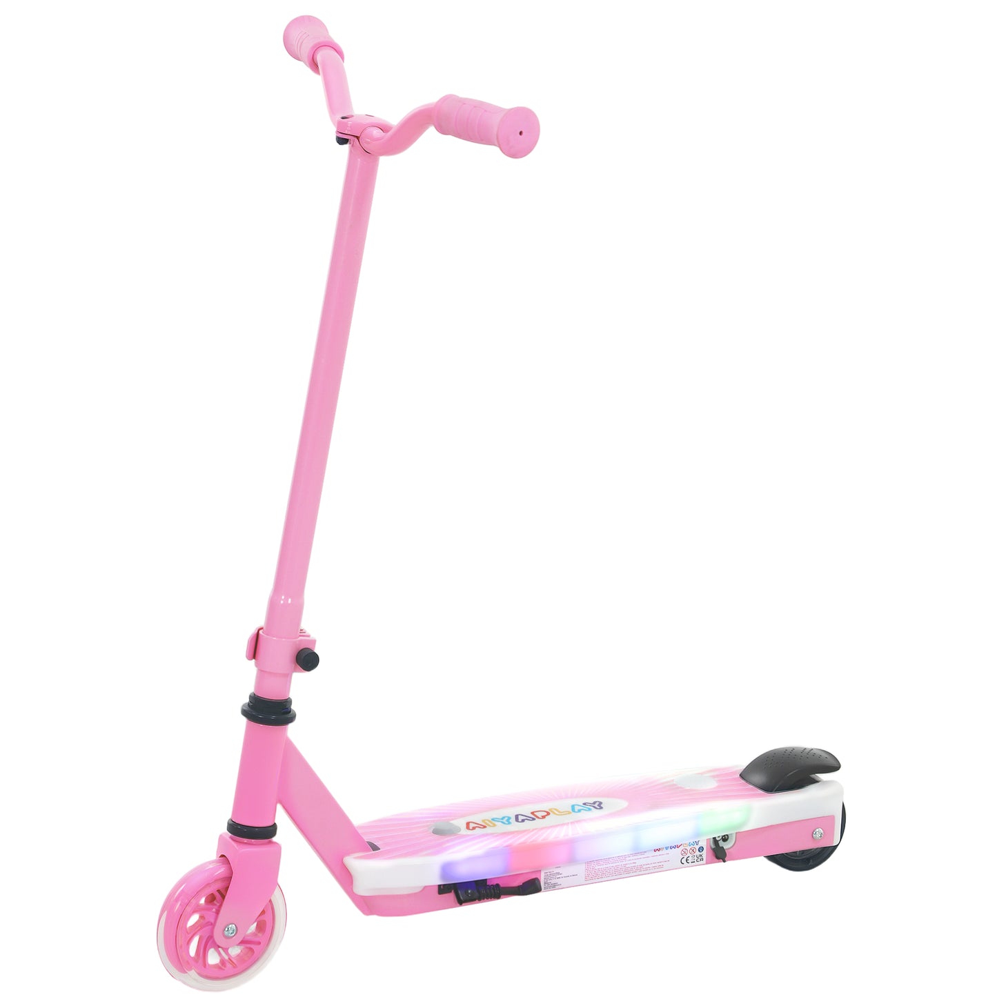 Electric Scooter for Kids Aged 4-7 Years, with Flashing LED Lights