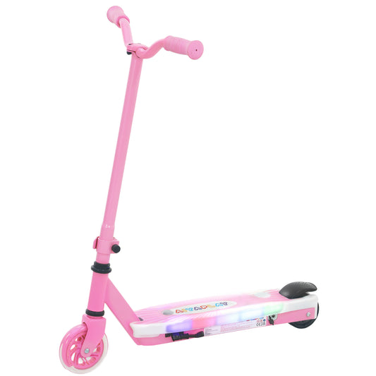 Electric Scooter for Kids Aged 4-7 Years, with Flashing LED Lights