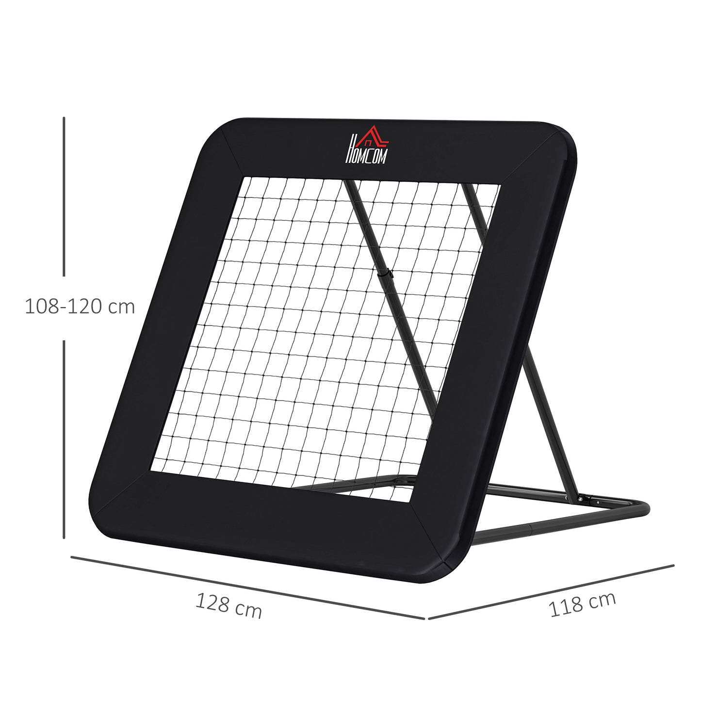 Football Training Net Target Goal, with Adjustable Angles