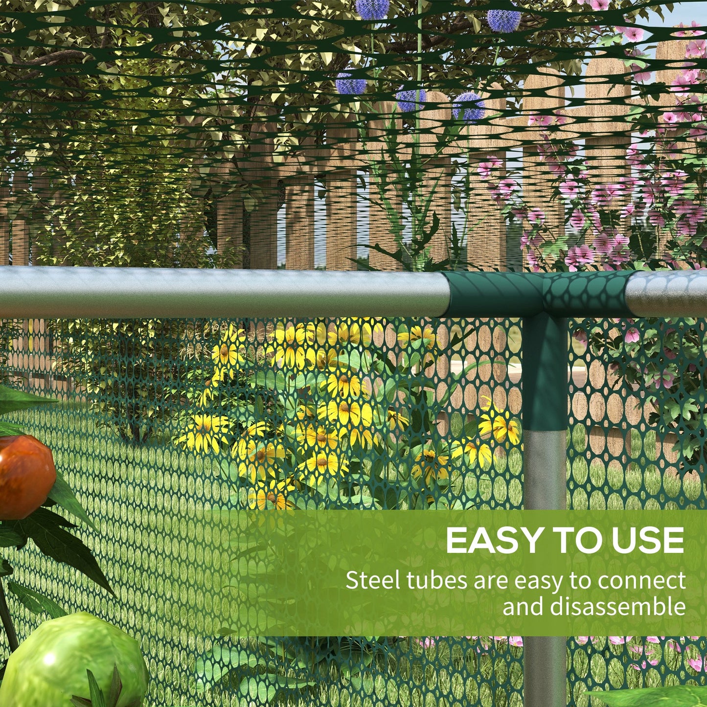 8' x 4' Plant Protection Cage, with Door