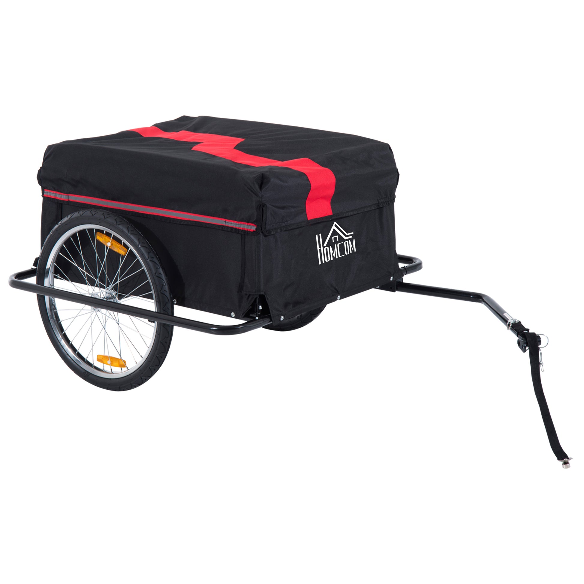 Two-Wheel Bicycle Large Cargo Wagon Trailer Oxford Fabric (1)