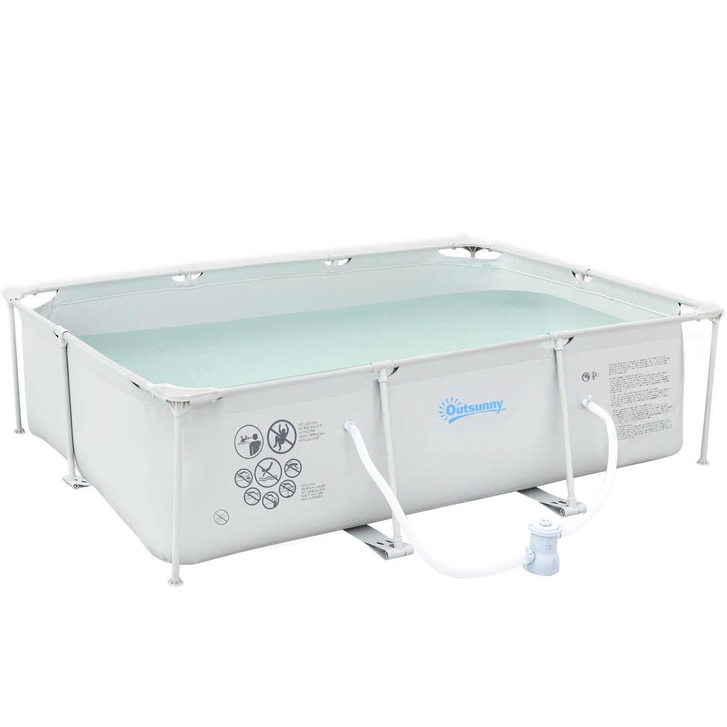 Steel Frame Pool with Filter Pump, Filter Cartridge