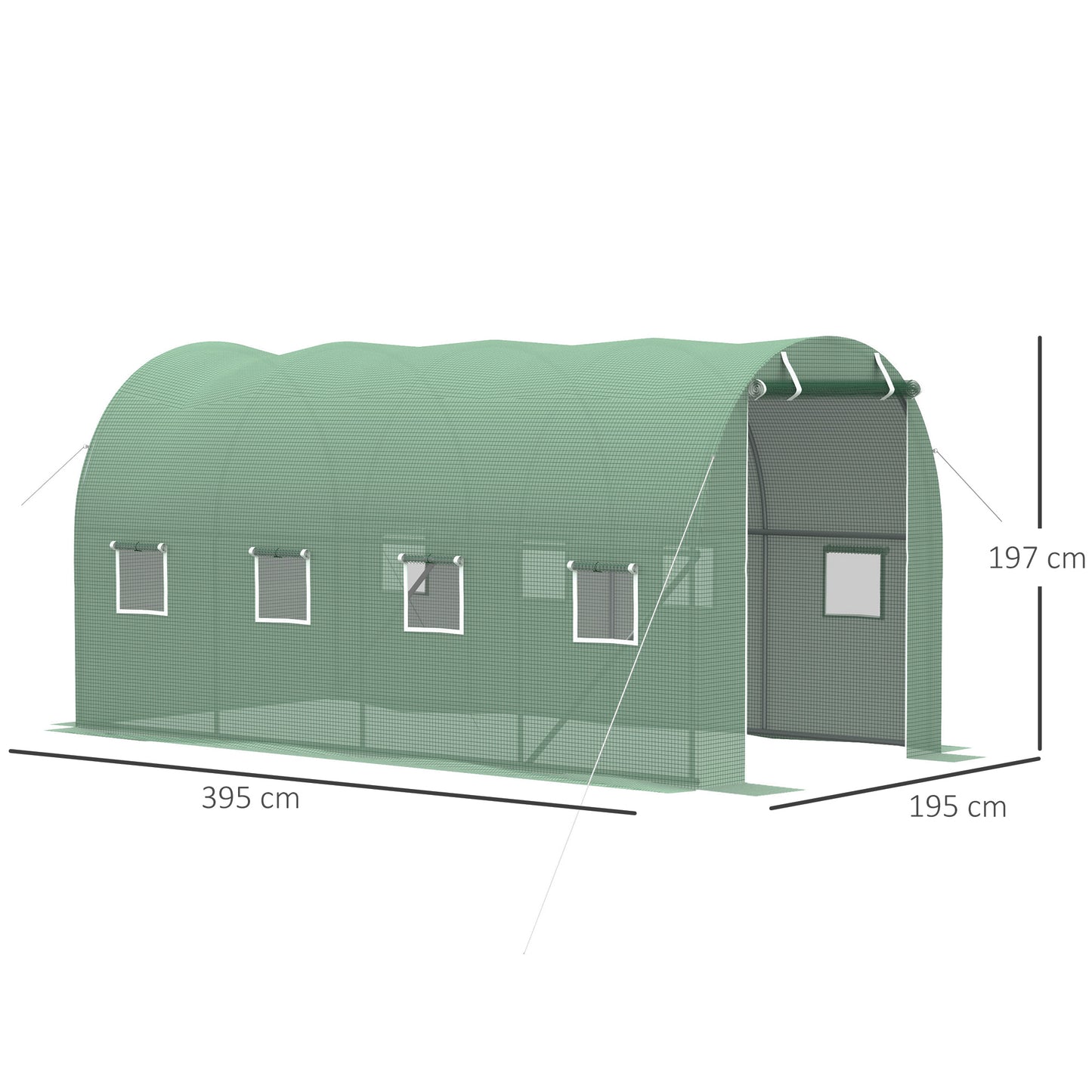 Walk-in Polytunnel Greenhouse