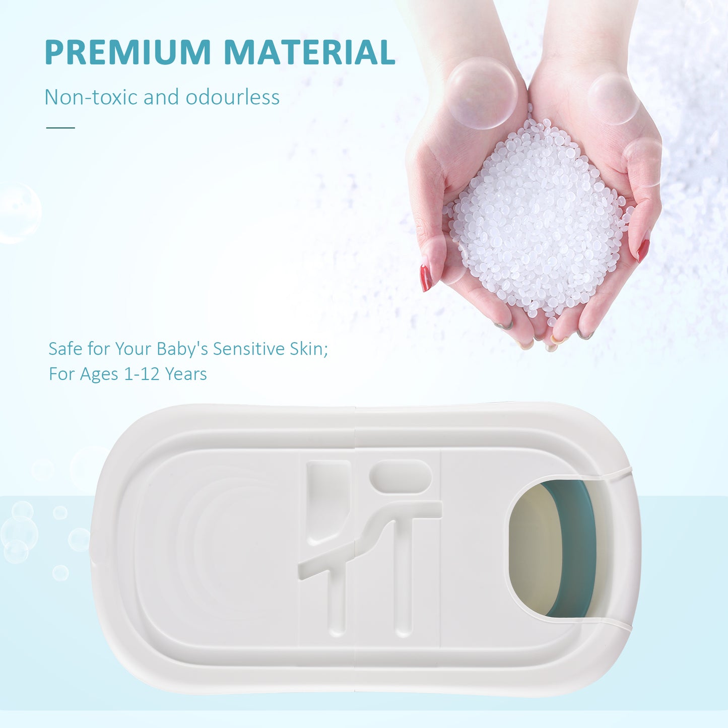 Foldable Bathtub Kids Bath Tub