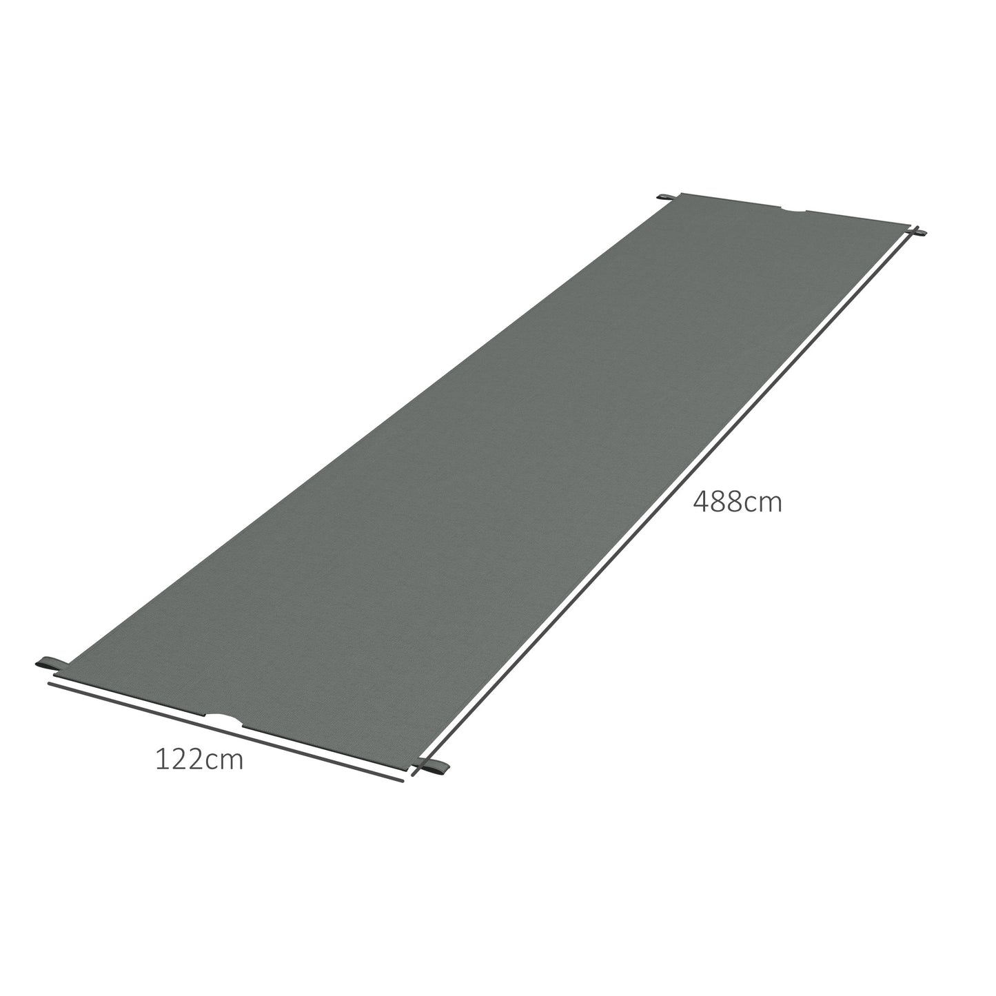 2 Pcs UV Protection Pergola Replacement Canopy, Pergola Shade Cover