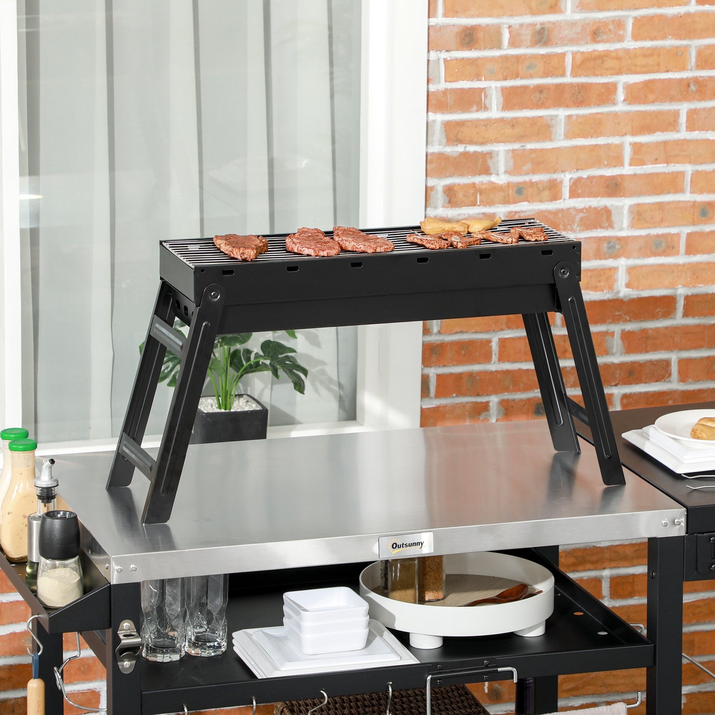 Foldable Charcoal Grill