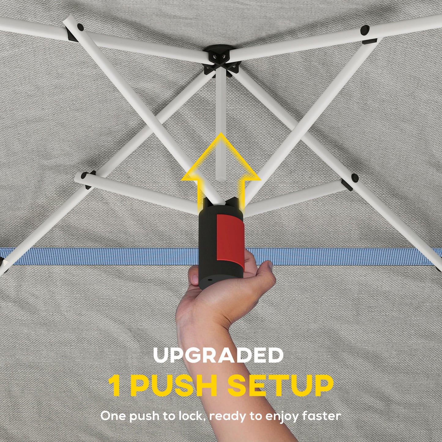 3.5 x 3.5 m Pop Up Gazebo with One-Push Setup