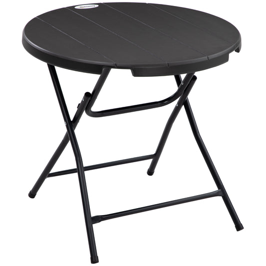 Foldable Round Garden Table for 4